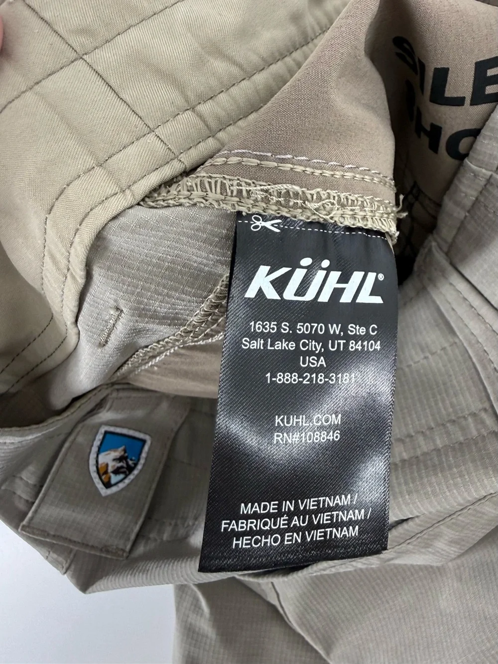 Kuhl Resistor Lite Chino Shorts Mens 30 Beige Stretch Gorpcore 32x9.5” Outdoor
